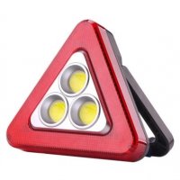 Работна мощна LED лампа COB HS-8017, авариен триъгълник, соларен панел, Power Bank, снимка 1 - Други инструменти - 39438352