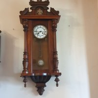 Стар немски стенен часовник, снимка 1 - Антикварни и старинни предмети - 40545462