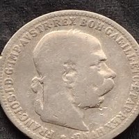 Сребърна монета 0.835 проба 1 крона 1893г. Австрия - Унгария Франц Йосиф първи 39645, снимка 9 - Нумизматика и бонистика - 42752244
