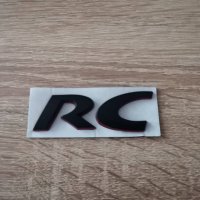 Peugeot РС Пежо RC черна емблема надпис, снимка 1 - Аксесоари и консумативи - 37670126