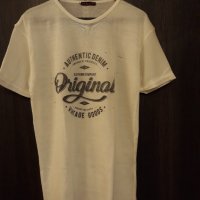 Бяла тениска ОРИГИНАЛ турска с къс ръкав, снимка 1 - Тениски - 37243758