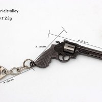 Ключодържател Револвер SW (Counter Strike оръжие) Пистолет. 1:1 с реалния, снимка 2 - Колиета, медальони, синджири - 21451035