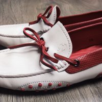 Оригинални италиански мъжки обувки Ferrari Tod's и обувки WOZ, снимка 9 - Мокасини - 35611162