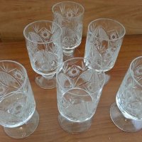 Кристални чаши , снимка 8 - Антикварни и старинни предмети - 29704625