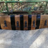 Закачалки изработени от автентични реставрирани бъчви с ръчно ковано желязо , снимка 17 - Декорация за дома - 40221046