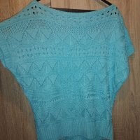Плетена блуза, снимка 2 - Блузи с дълъг ръкав и пуловери - 39363971