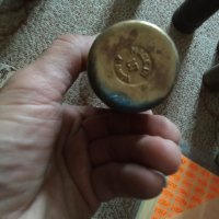 Мелница бронз стара Албания с оригиналната й кутия 25416, снимка 4 - Антикварни и старинни предмети - 34281096