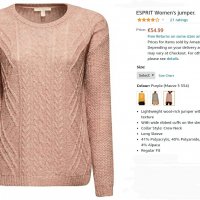 Дамска блуза пуловер Esprit, р-р М, нова, снимка 4 - Блузи с дълъг ръкав и пуловери - 31804306