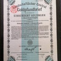 Райх облигация | 8% върху 100 златни марки | 1925г., снимка 4 - Антикварни и старинни предмети - 29108302
