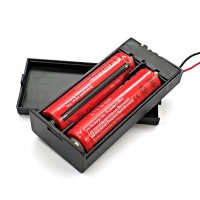 кутия/държач за 2бр батерии 3.7V тип 18650, изход: батерия 7.4V захранване, снимка 5 - Друга електроника - 35113544