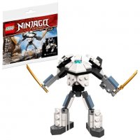 НОВИ! LEGO® 30591 Ninjago Титаниев мини робот 2в1, снимка 3 - Конструктори - 38573516