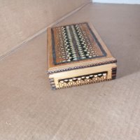 Стара дървена кутия за цигари – табакера, снимка 5 - Антикварни и старинни предмети - 35291033