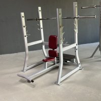 Hammer Strength Militaty bench/Олимпийска лежанка раменна преса, снимка 1 - Фитнес уреди - 36717073