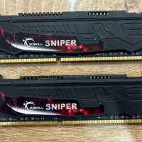 Геймърски рам памети G.Skill Sniper 2x4GB 8GB DDR3 1600MHz, снимка 1 - RAM памет - 44641973