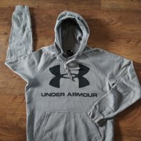 Under Armour Rival Fleece Logo - страхотно мъжко горнище КАТО НОВО, снимка 6 - Спортни дрехи, екипи - 38310769