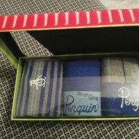 Нов к-т Original Penguin 3 Pack Socks In Gift Box , снимка 8 - Мъжки чорапи - 30715949