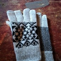 Плетени зимни ръкавици, снимка 2 - Ръкавици - 30515008