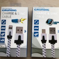 Оригинални кабели за iPhone - GRUNDIG, снимка 1 - USB кабели - 35256990