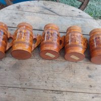 Стари дървени чаши - халби, снимка 4 - Други ценни предмети - 40229238