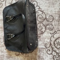 Дамска чанта кожа (черна), снимка 3 - Чанти - 38280913
