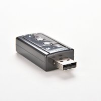 USB 2.0 Звукова карта / Аудио адаптерът, снимка 4 - Други - 33996493