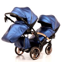 Бебешка количка Junama Fluo line Duo Slim 2в1, 3в1 НОВА, снимка 5 - Детски колички - 42082184