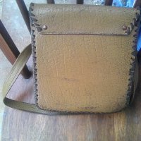 Стара българска дамска чанта от естественна кожа, снимка 2 - Други ценни предмети - 38899167