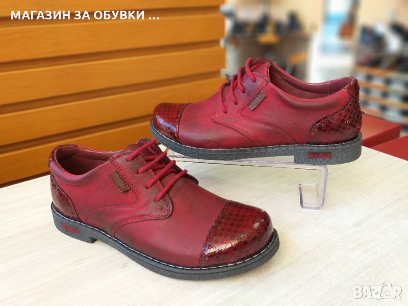 ДАМСКИ ОБУВКИ-ЕСТЕСТВЕНА КОЖА -код:19Р25, снимка 1