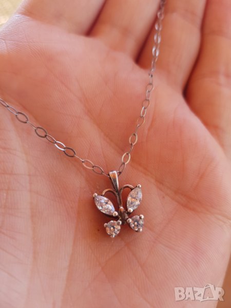 Сребърно колие 925, снимка 1