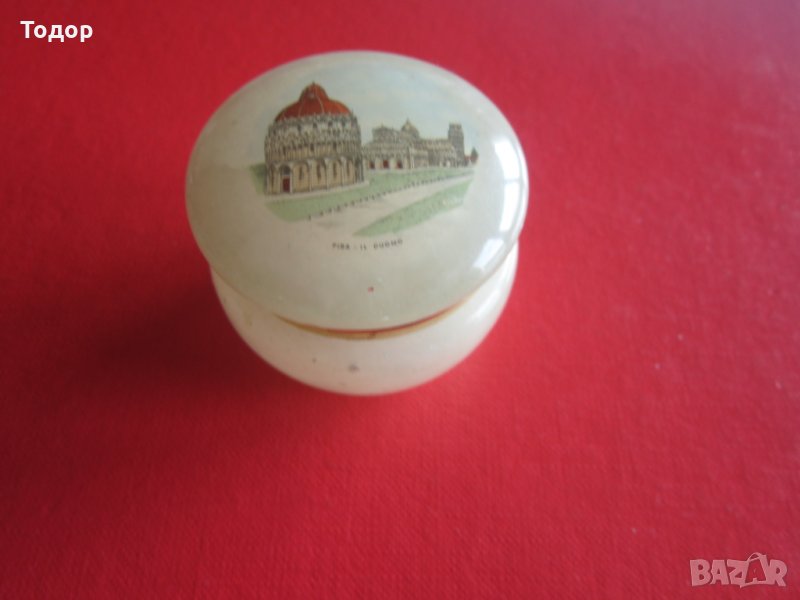 Страхотна италианска кутийка кутия  за бижута Пиза, снимка 1