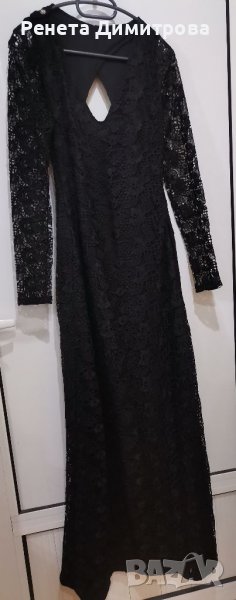 Дълга дантелена рокля, снимка 1