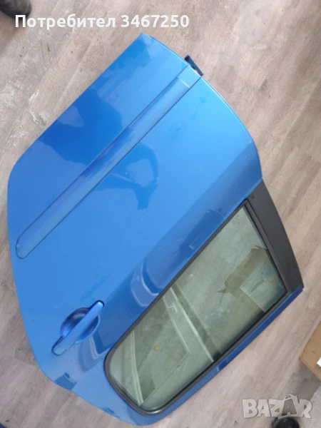 Задна лява врата син цвят за Peugeot 307, снимка 1