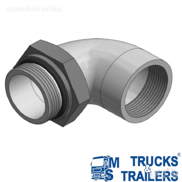 Адаптер 90° 1¼” - 1¼”, снимка 1