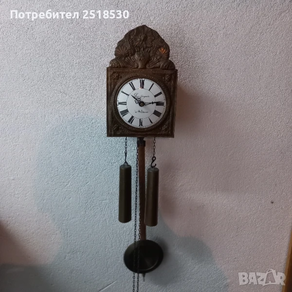 Стенен часовник Louis Jacquin , снимка 1