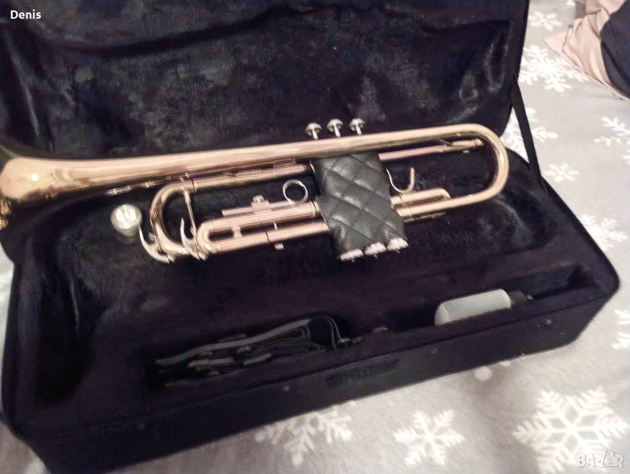 тромпет с калъф , снимка 1