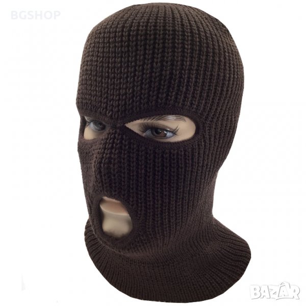 Зимна шапка маска - Brown Balaclava, снимка 1