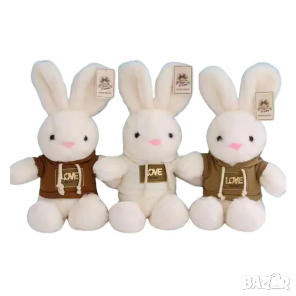 Очарователно плюшено Зайче, снимка 1