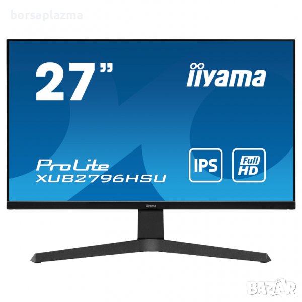 Монитор IIYAMA XUB2796HSU-B1 27 inch IPS LED Panel, 1920x1080, 75Hz, 1ms, 250cd/m2, HDMI, DisplayPor, снимка 1