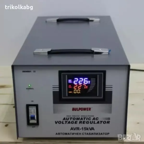 Стабилизатор за Ток 15KVA с Лед Дисплей

, снимка 1