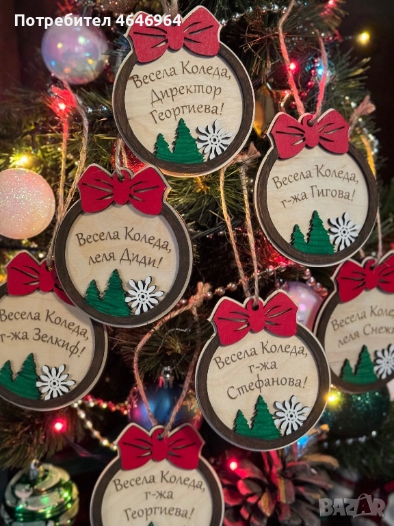 Коледни играчки, снимка 1