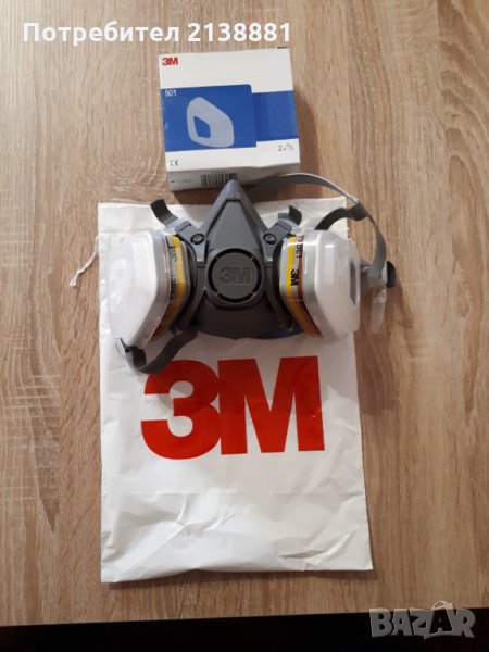 3М полумаска,оригинална на 100%, снимка 1