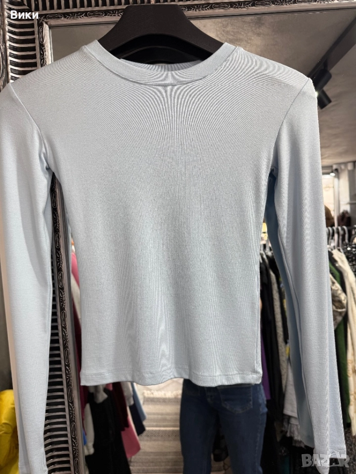 Блуза в светло синьо размер S, M u L, снимка 1