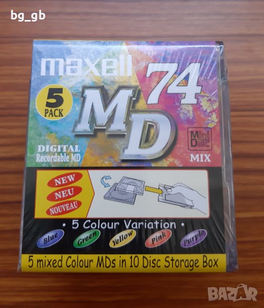 неразпечатвани аудио мини-дискове Maxell 74, снимка 1
