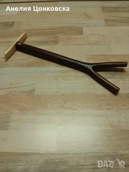 Дърв. сувенир "мотовилка", снимка 1