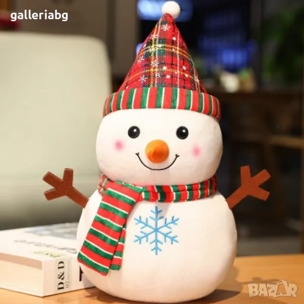 Плюшена играчка снежен човек , снимка 1