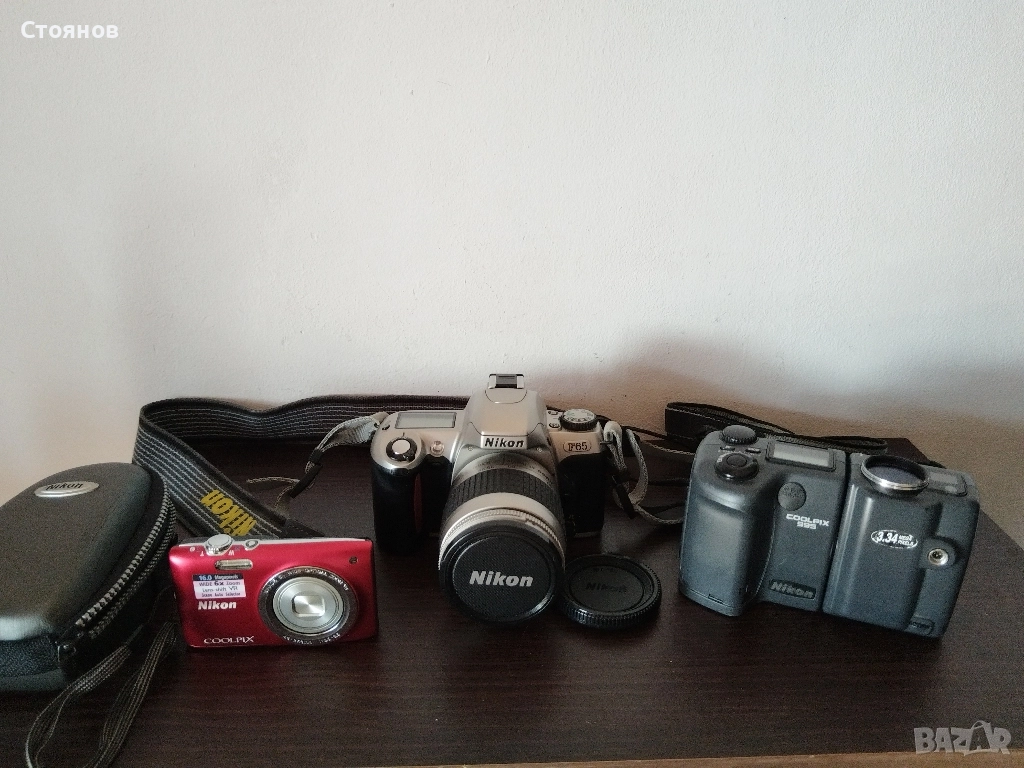 Камери Nikon F65, Nikon COOLPIX S2750 16MP, Nikon COOLPIX 995 Japan, снимка 1