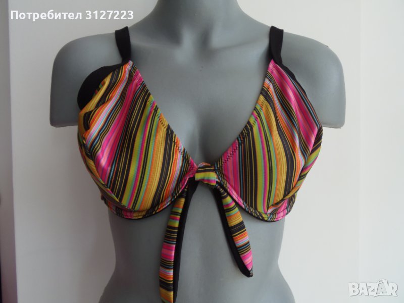 Бански с мека чашка и банел  2ХЛ-намаление, снимка 1