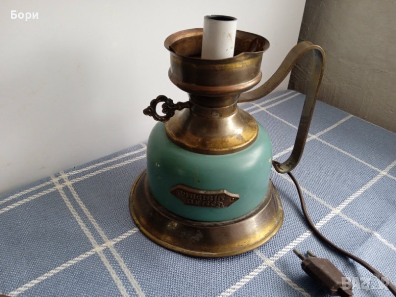 Virginia Beach месинг/мед Настолна лампа, снимка 1