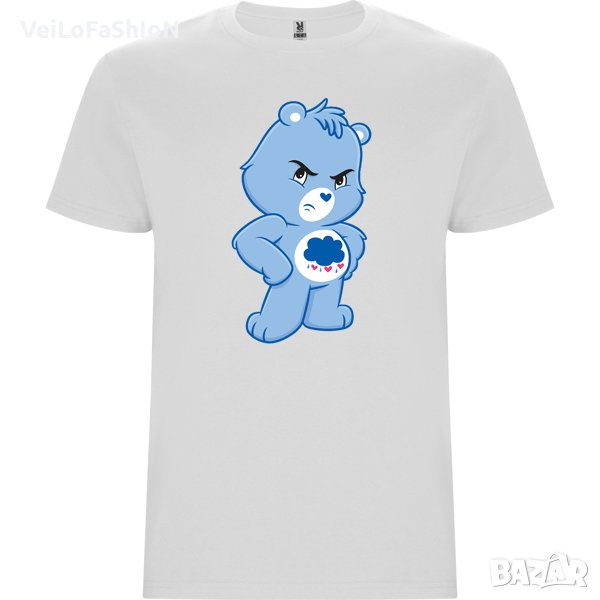 Нова детска тениска Care Bear в бял цвят, снимка 1