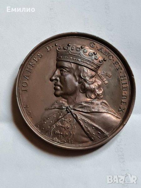 RARE. UK 🇬🇧 MEDAL JOHN LACKLAND 1830 by Jean Dassier, снимка 1